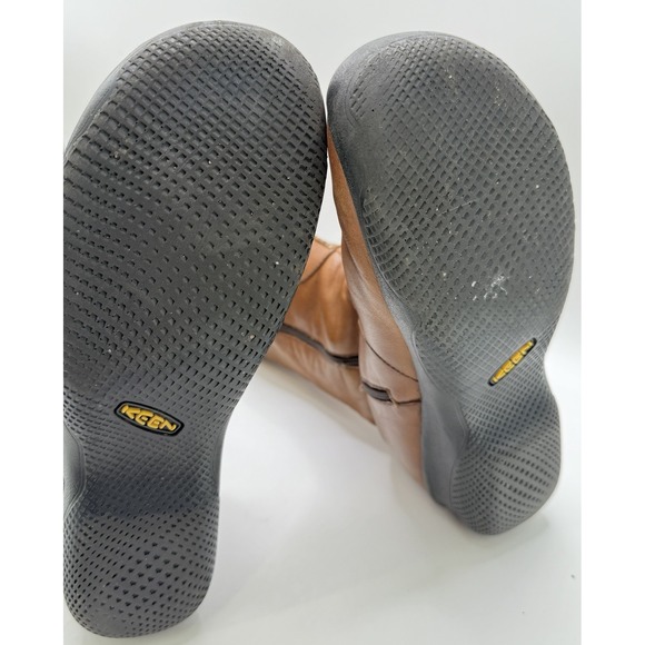 Keen Bern Baby Boot Size 10.5 41 Brown Leather  Zip Adj Buckle SEE PHOTOS - Picture 9 of 16